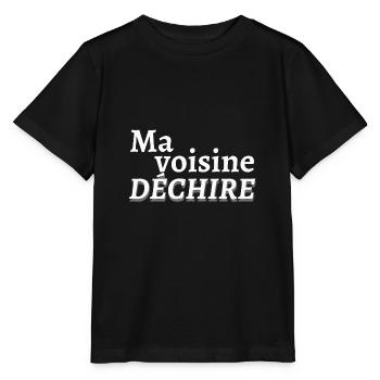 Ma voisine déchire - T-shirt bio MINI CREATOR Stanley/Stella Enfant - noir - Devant - Mikhail (115cm)