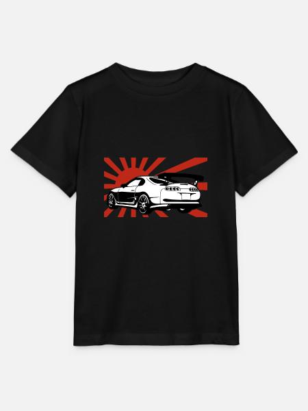 Supra A80 Sonne Geschenk JDM Motorsport Japan Auto - Stanley/Stella Kinder T-Shirt MINI CREATOR - Schwarz