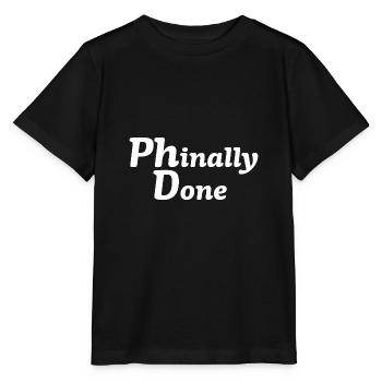 Doctorat Phd Degree - T-shirt bio MINI CREATOR Stanley/Stella Enfant - noir - Devant - Mikhail (115cm)