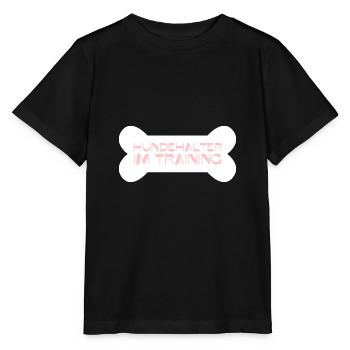 Hundehalter im Training - Stanley/Stella Kinder T-Shirt MINI CREATOR  - Schwarz - Vorne - Mikhail (115cm)