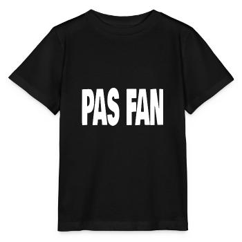 pas fan - T-shirt bio MINI CREATOR Stanley/Stella Enfant - noir - Devant - Mikhail (115cm)
