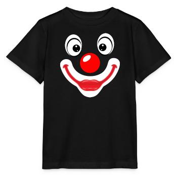 Costume de visage de clown Cologne Carnaval Carnaval Nez - T-shirt bio MINI CREATOR Stanley/Stella Enfant - noir - Devant - Mikhail (115cm)