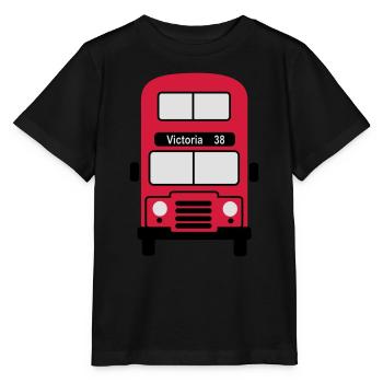 Londres - T-shirt bio MINI CREATOR Stanley/Stella Enfant - noir - Devant - Mikhail (115cm)