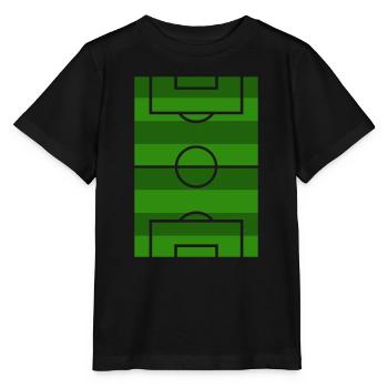 Terrain de football - T-shirt bio MINI CREATOR Stanley/Stella Enfant - noir - Devant - Mikhail (115cm)