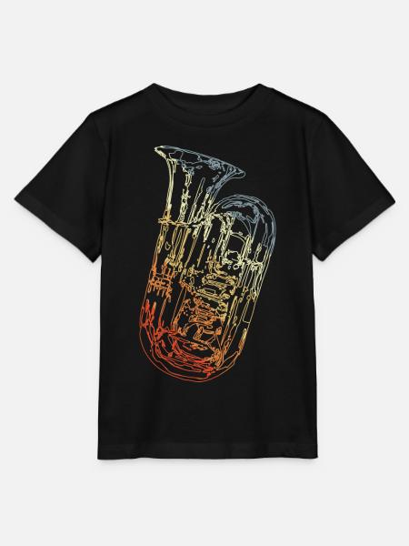Tuba - Stanley/Stella Kinder T-Shirt MINI CREATOR - Schwarz