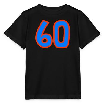 60. 60 ANS. 60e ANNIVERSAIRE. ANNIVERSAIRE 60 ANS. - T-shirt bio MINI CREATOR Stanley/Stella Enfant - noir - Devant - Mikhail (115cm)