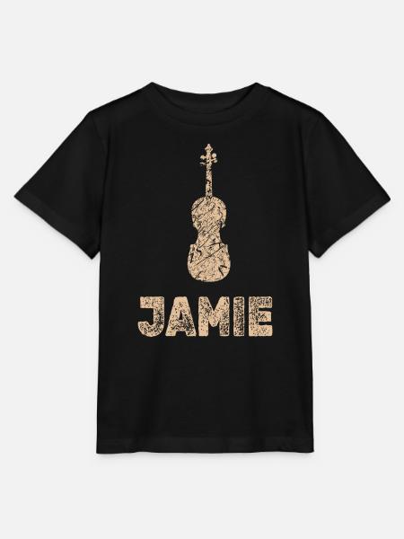Jamie als Bratsche - Stanley/Stella Kinder T-Shirt MINI CREATOR - Schwarz
