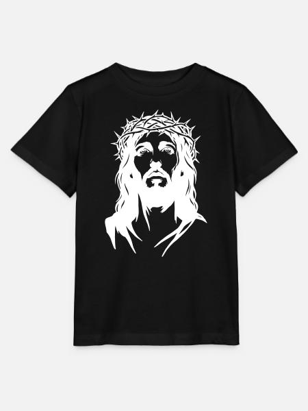 Jesus Christus Silhouette - Stanley/Stella Kinder T-Shirt MINI CREATOR  - Schwarz