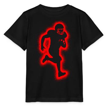 Football Herren Jungen Herren American Football - Stanley/Stella Kinder T-Shirt MINI CREATOR  - Schwarz - Vorne - Mikhail (115cm)