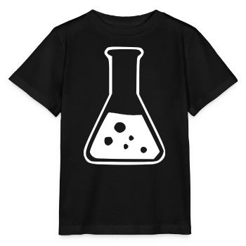 Reagenzglas Chemie Chemiker Geschenk - Stanley/Stella Kinder T-Shirt MINI CREATOR  - Schwarz - Vorne - Mikhail (115cm)
