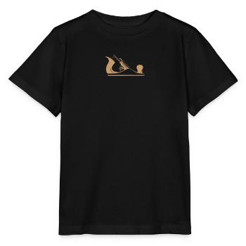 Hobel Schreiner Tischler T-Shirt - Stanley/Stella Kinder T-Shirt MINI CREATOR  - Schwarz - Vorne - Mikhail (115cm)