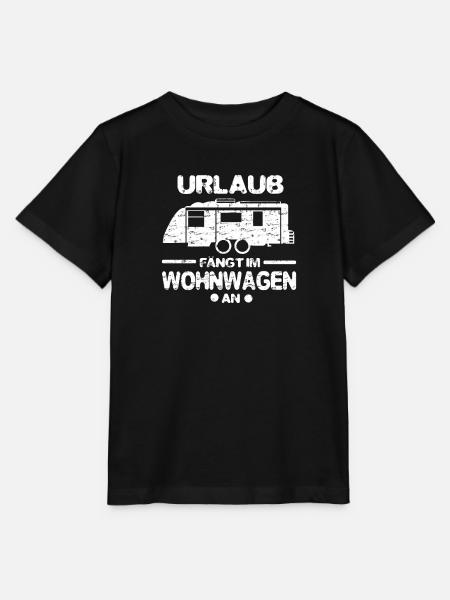 Wohnwagen Urlaub fängt an - Stanley/Stella Kinder T-Shirt MINI CREATOR  - Schwarz