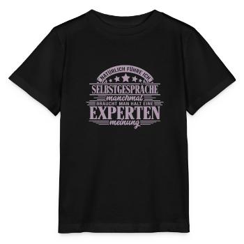 Selbstgespräche führen Kompetente Beratung - Stanley/Stella Kinder T-Shirt MINI CREATOR  - Schwarz - Vorne - Mikhail (115cm)