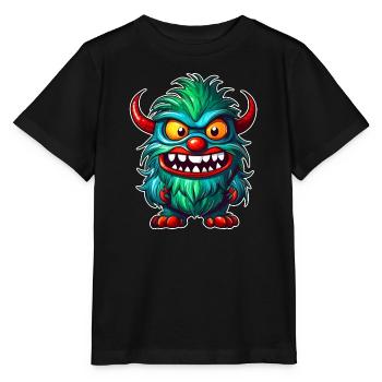 Ugly Monster - Stanley/Stella Kinder T-Shirt MINI CREATOR  - Schwarz - Vorne - Mikhail (115cm)