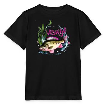 Femme de mer robuste Découvrez le style perche maritime! - T-shirt bio MINI CREATOR Stanley/Stella Enfant - noir - Devant - Mikhail (115cm)