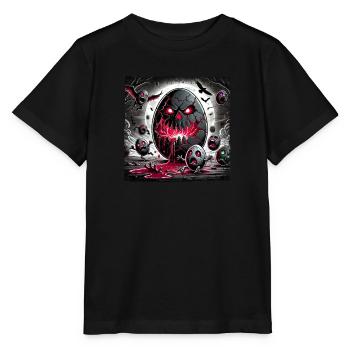 Horror Osterei Dämonisch Zombie Vollmond - Stanley/Stella Kinder T-Shirt MINI CREATOR  - Schwarz - Vorne - Mikhail (115cm)