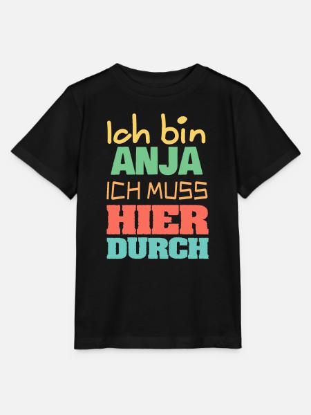 Anja - Stanley/Stella Kinder T-Shirt MINI CREATOR  - Schwarz