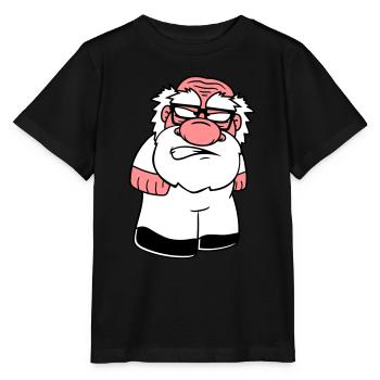 zwerg klein gesicht kopf boese veraergert wue - Stanley/Stella Kinder T-Shirt MINI CREATOR  - Schwarz - Vorne - Mikhail (115cm)