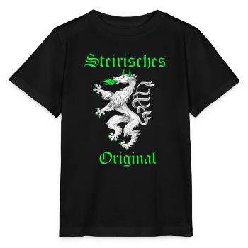 Steiermark - Stanley/Stella Kinder T-Shirt MINI CREATOR  - Schwarz - Vorne - Mikhail (115cm)