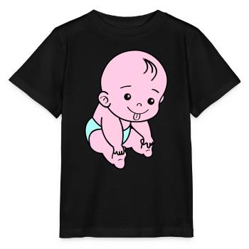 Bébé - T-shirt bio MINI CREATOR Stanley/Stella Enfant - noir - Devant - Mikhail (115cm)