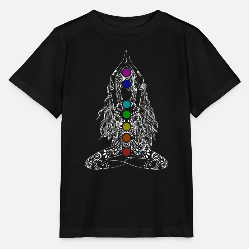 Chakra - T-shirt bio MINI CREATOR Stanley/Stella Enfant - noir