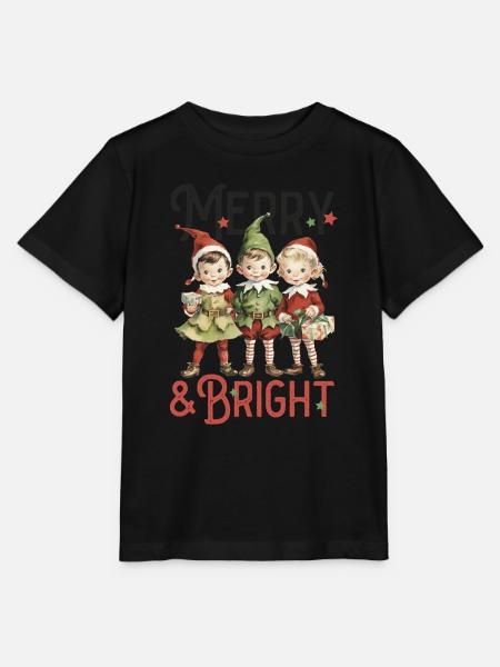 i Love Christmas - Stanley/Stella Kinder T-Shirt MINI CREATOR - Schwarz