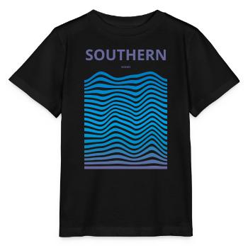 Distorded Oceans: Southern - Stanley/Stella MINI CREATOR Kids’ T-Shirt - black - Front - Mikhail (115cm)