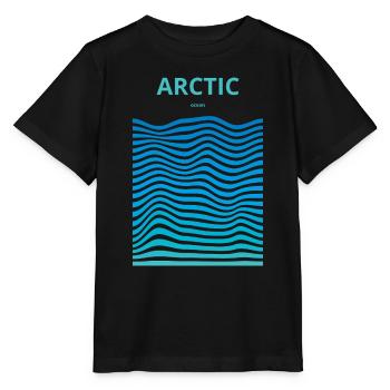 Ausgedehnte Ozeane: Arktis - Stanley/Stella Kinder T-Shirt MINI CREATOR  - Schwarz - Vorne - Mikhail (115cm)