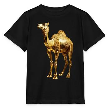 Camel - Stanley/Stella MINI CREATOR Kids’ T-Shirt - black - Front - Mikhail (115cm)