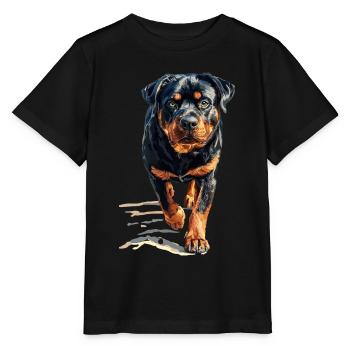 Rottweiler - Stanley/Stella Kinder T-Shirt MINI CREATOR  - Schwarz - Vorne - Mikhail (115cm)