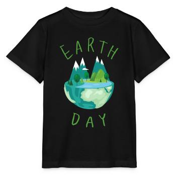 Earth Day Klimawandel - Stanley/Stella Kinder T-Shirt MINI CREATOR  - Schwarz - Vorne - Mikhail (115cm)