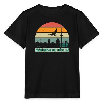 Mannheimer - Mannheim, meine Stadt! - Stanley/Stella Kinder T-Shirt MINI CREATOR  - Schwarz - Vorne - Mikhail (115cm)