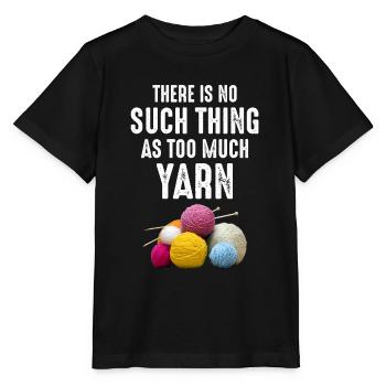 Crochet Crochet Crocheter Drôle - T-shirt bio MINI CREATOR Stanley/Stella Enfant - noir - Devant - Mikhail (115cm)