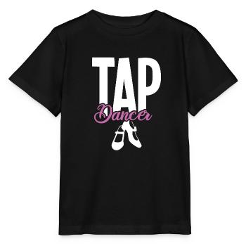 Tap Dancing Womens - Tap Dancer - Stanley/Stella MINI CREATOR Kids’ T-Shirt - black - Front - Mikhail (115cm)