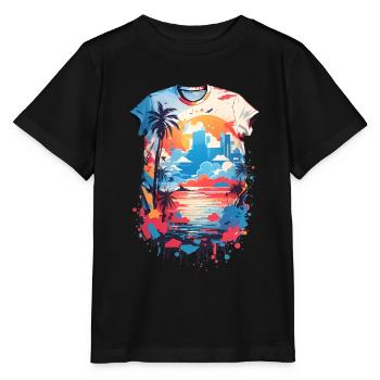 Caribbean Shirt - Stanley/Stella MINI CREATOR Kids’ T-Shirt - black - Front - Mikhail (115cm)