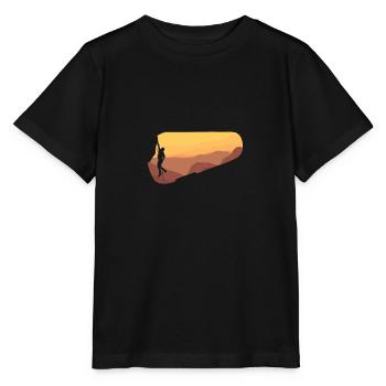 Kletterer Karabiner Klettern Kletterin Kletterpark - Stanley/Stella Kinder T-Shirt MINI CREATOR  - Schwarz - Vorne - Mikhail (115cm)