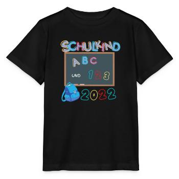 Einschulung 2022 - Stanley/Stella Kinder T-Shirt MINI CREATOR  - Schwarz - Vorne - Mikhail (115cm)