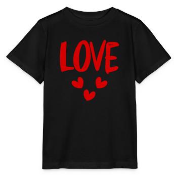LOVE. VALENTINE'S DAY. BACHELORETTE PARTY. I LOVE YOU. I LOVE YOU. - Stanley/Stella MINI CREATOR Kids’ T-Shirt - black - Front - Mikhail (115cm)