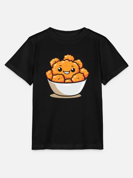 Süße Hähnchenstücke Comic - Stanley/Stella Kinder T-Shirt MINI CREATOR - Schwarz