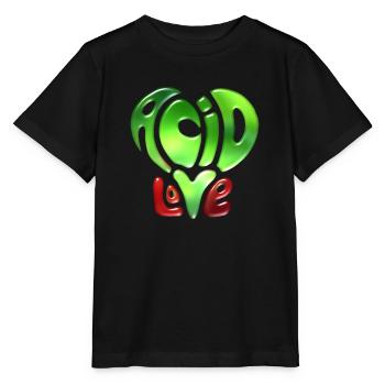Acid Love Graphique - T-shirt bio MINI CREATOR Stanley/Stella Enfant - noir - Devant - Mikhail (115cm)
