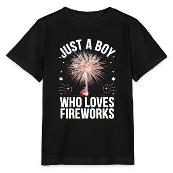 Pyrotechnie Feux d’artifice Pyrotechnie - T-shirt bio MINI CREATOR Stanley/Stella Enfant - noir - Devant - Mikhail (115cm)