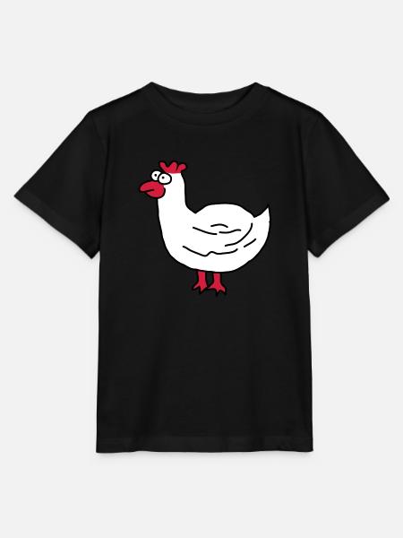 Poulet - T-shirt bio MINI CREATOR Stanley/Stella Enfant - noir
