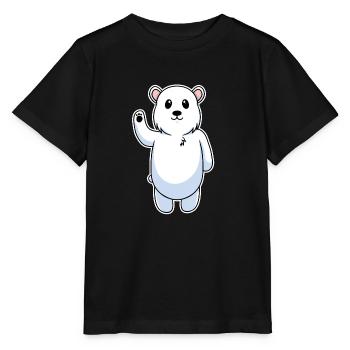 Ours polaire ours polaire ours - T-shirt bio MINI CREATOR Stanley/Stella Enfant - noir - Devant - Mikhail (115cm)