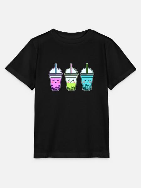 Bubbletea Bubble Tea Softdrink Sommer - Stanley/Stella Kinder T-Shirt MINI CREATOR  - Schwarz