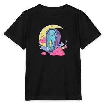 Kawaii Pastellfarben Gothic cute goth Sarg - Stanley/Stella Kinder T-Shirt MINI CREATOR  - Schwarz - Vorne - Mikhail (115cm)