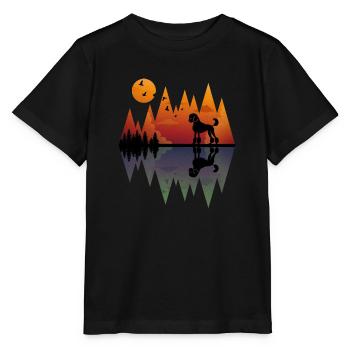 Mountain Poodle - Stanley/Stella MINI CREATOR Kids’ T-Shirt - black - Front - Mikhail (115cm)
