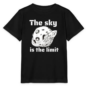 The Sky Is The Limit Retro Outer Space Designs - Stanley/Stella MINI CREATOR Kids’ T-Shirt - black - Front - Mikhail (115cm)