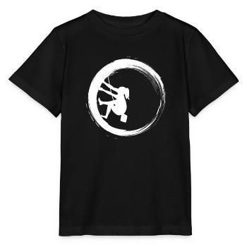 Sporty Hobby Leidenschaft Klettern - Stanley/Stella Kinder T-Shirt MINI CREATOR  - Schwarz - Vorne - Mikhail (115cm)
