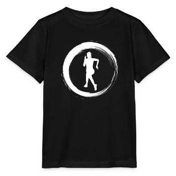 Sporty Hobby Leidenschaft Sprinten - Stanley/Stella Kinder T-Shirt MINI CREATOR  - Schwarz - Vorne - Mikhail (115cm)