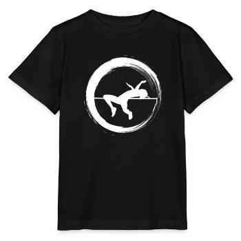 Sporty Hobby Leidenschaft Hochsprung - Stanley/Stella Kinder T-Shirt MINI CREATOR  - Schwarz - Vorne - Mikhail (115cm)